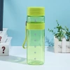 Square water cup, plastic space cup, transparent water cup, heat-insulating and anti-slip water cup with scale, lifting rope, drinking cup, space cup, sports water bottle 650ML Specification image